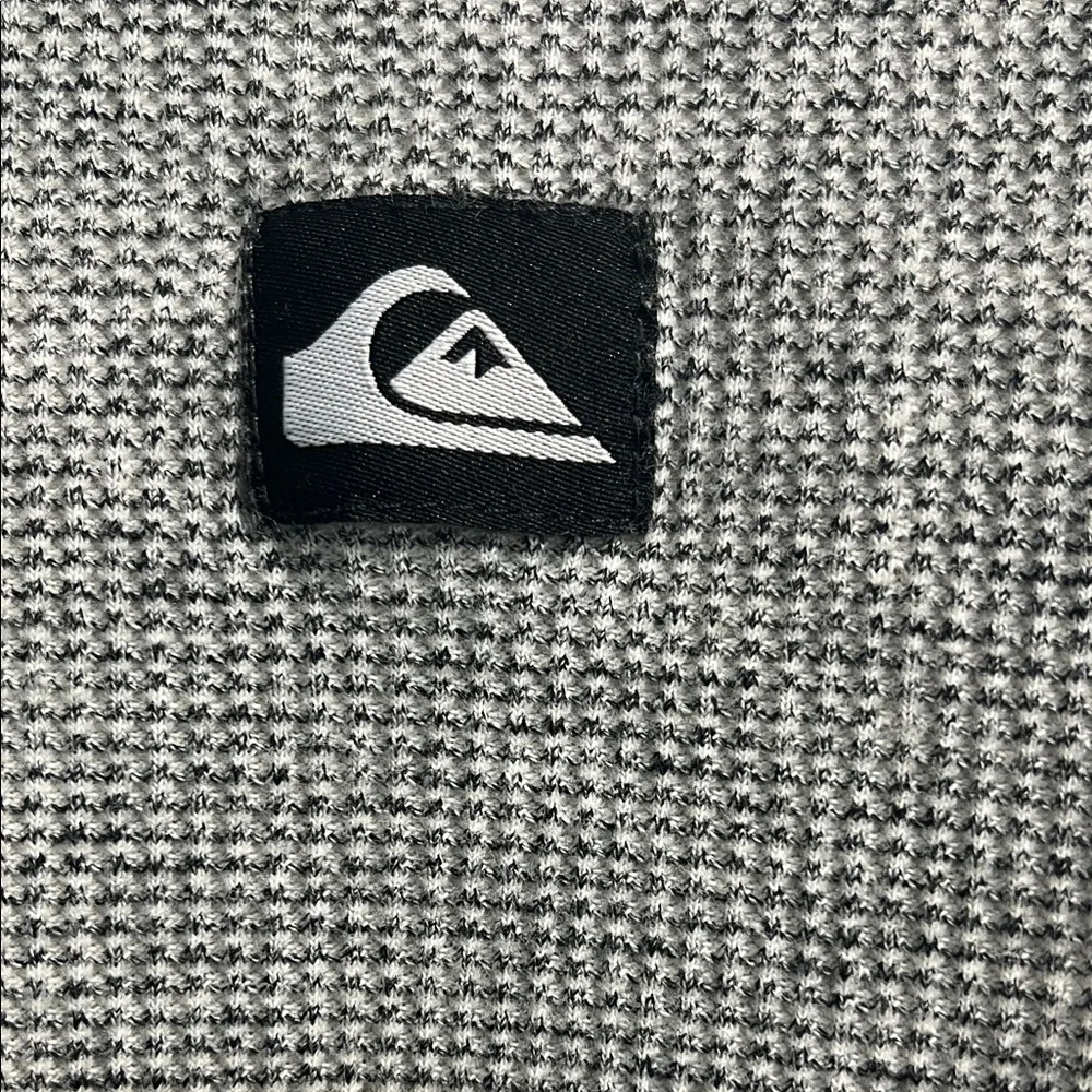 Like New Quiksilver Charcoal Men's Hoodie Size Medium . - Picture 3 of 10